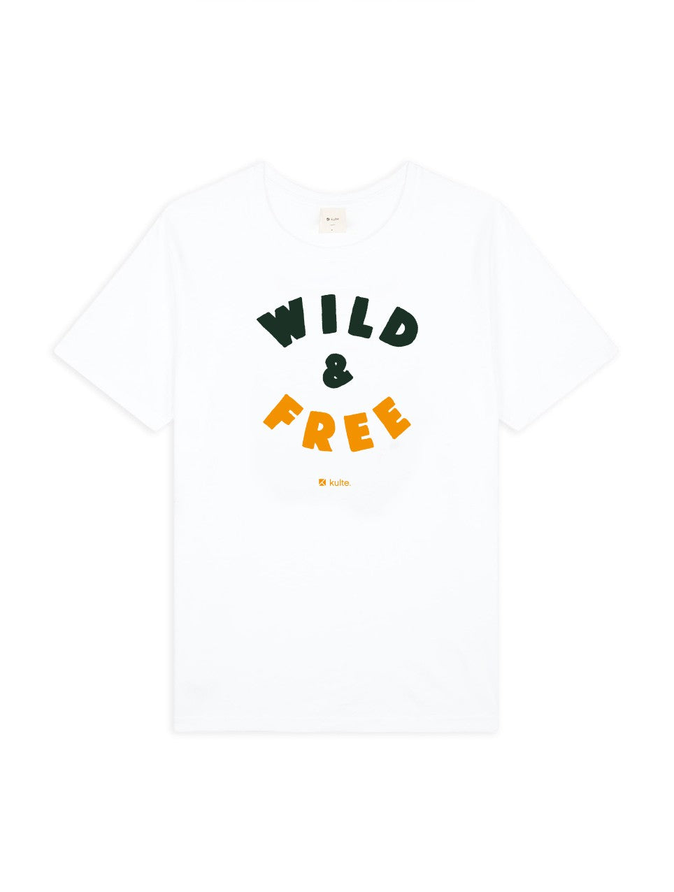 T-SHIRT WILD AND FREE WHITE