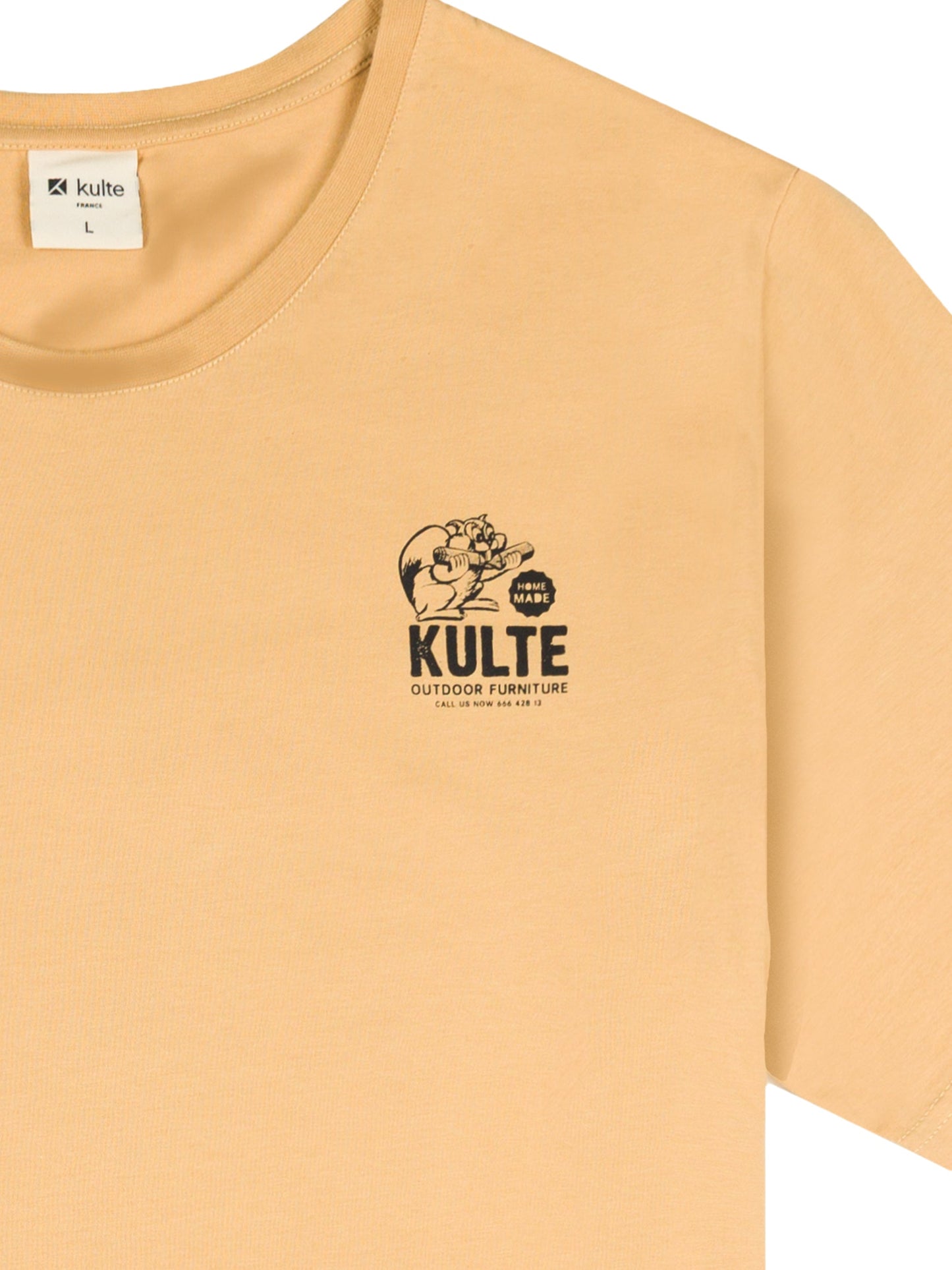 BEIGE CASTOR T-SHIRT