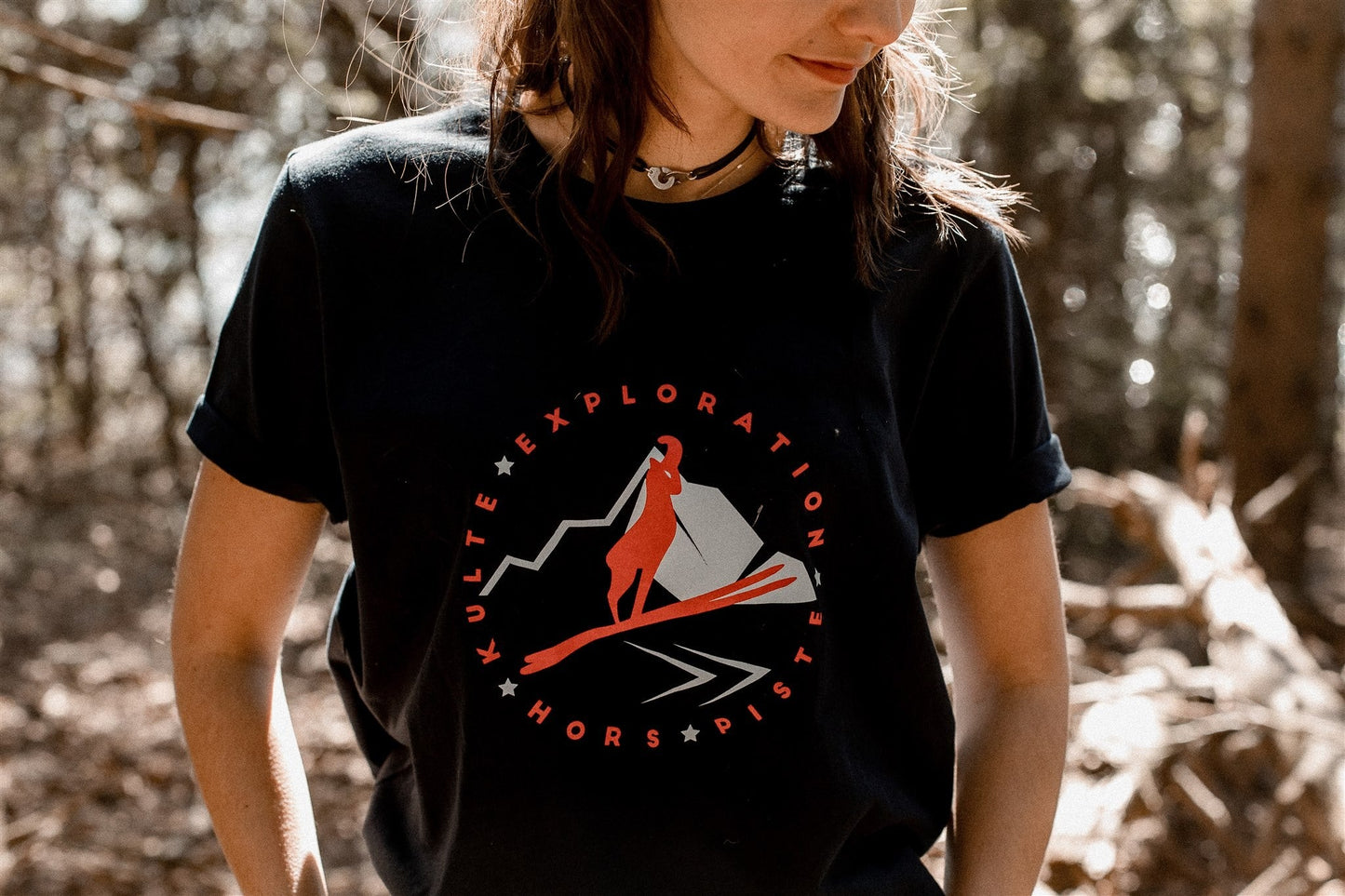 T-SHIRT UNISEXE CHAMOIX NAVY