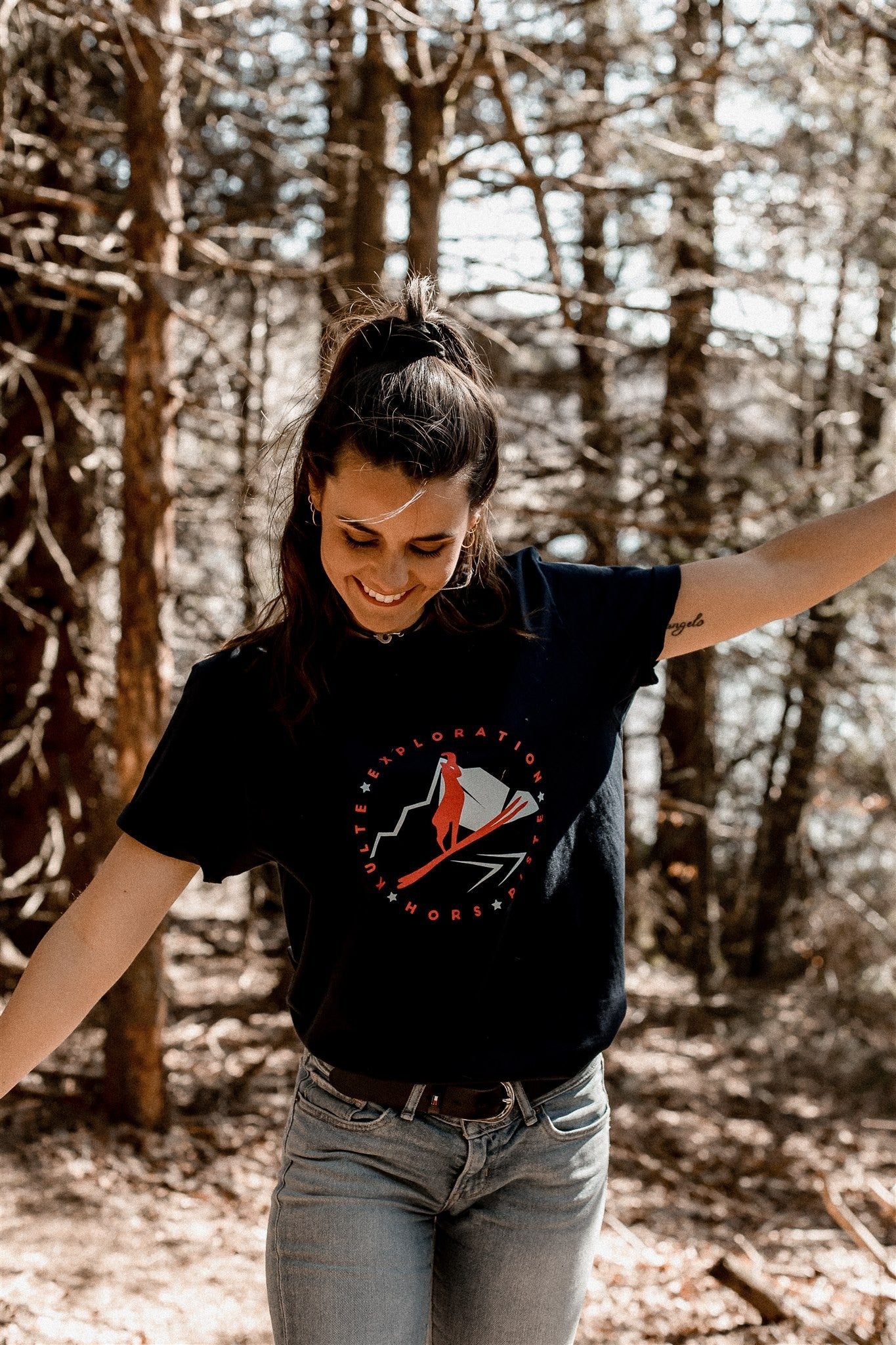 T-SHIRT UNISEXE CHAMOIX NAVY