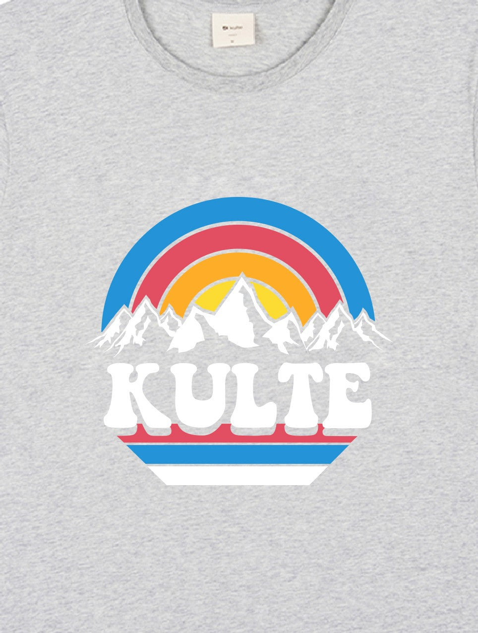 T-SHIRT RAINBOW GREY