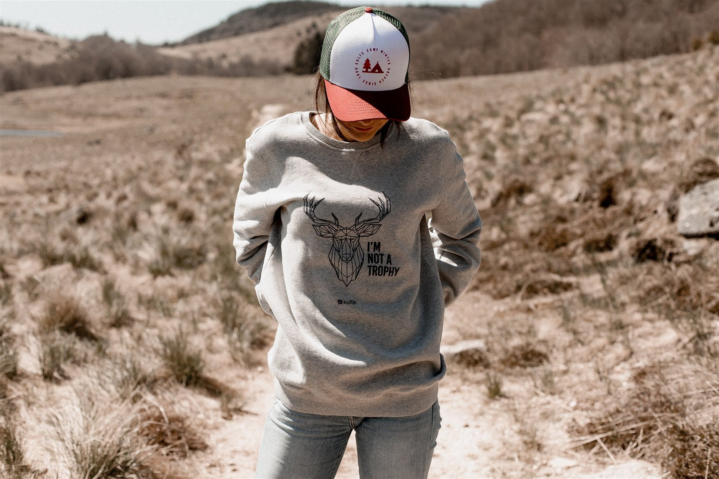 TROPHY GREY UNISEX SWEATSHIRT
