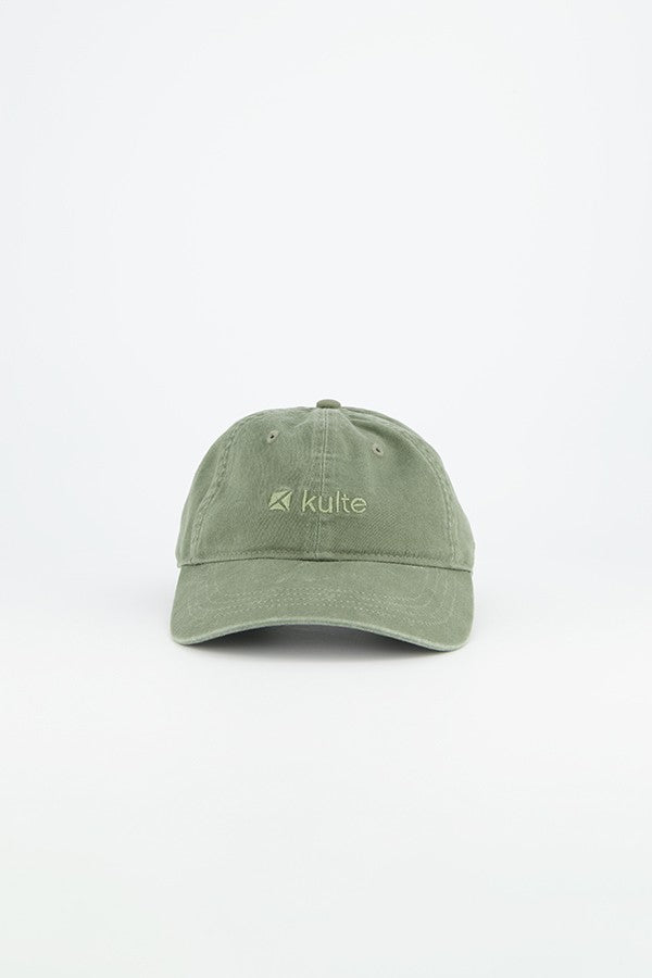 CASQUETTE BASEBALL KAKI STONE WASH