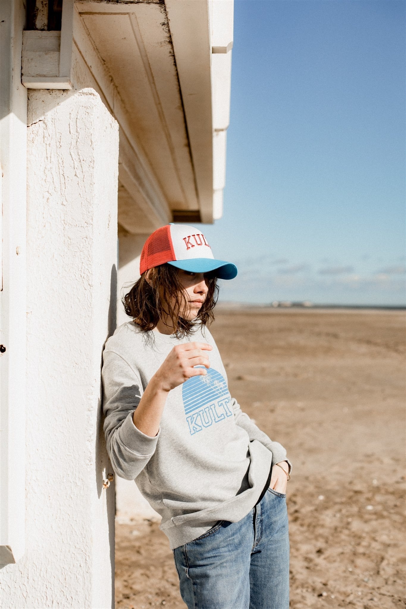 CASQUETTE ATHLETIC FRENCH BLUE RED