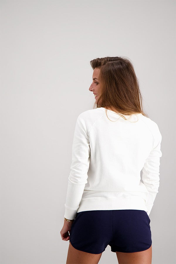 PRISMA WHITE WOMEN'S SWEATSHIRT