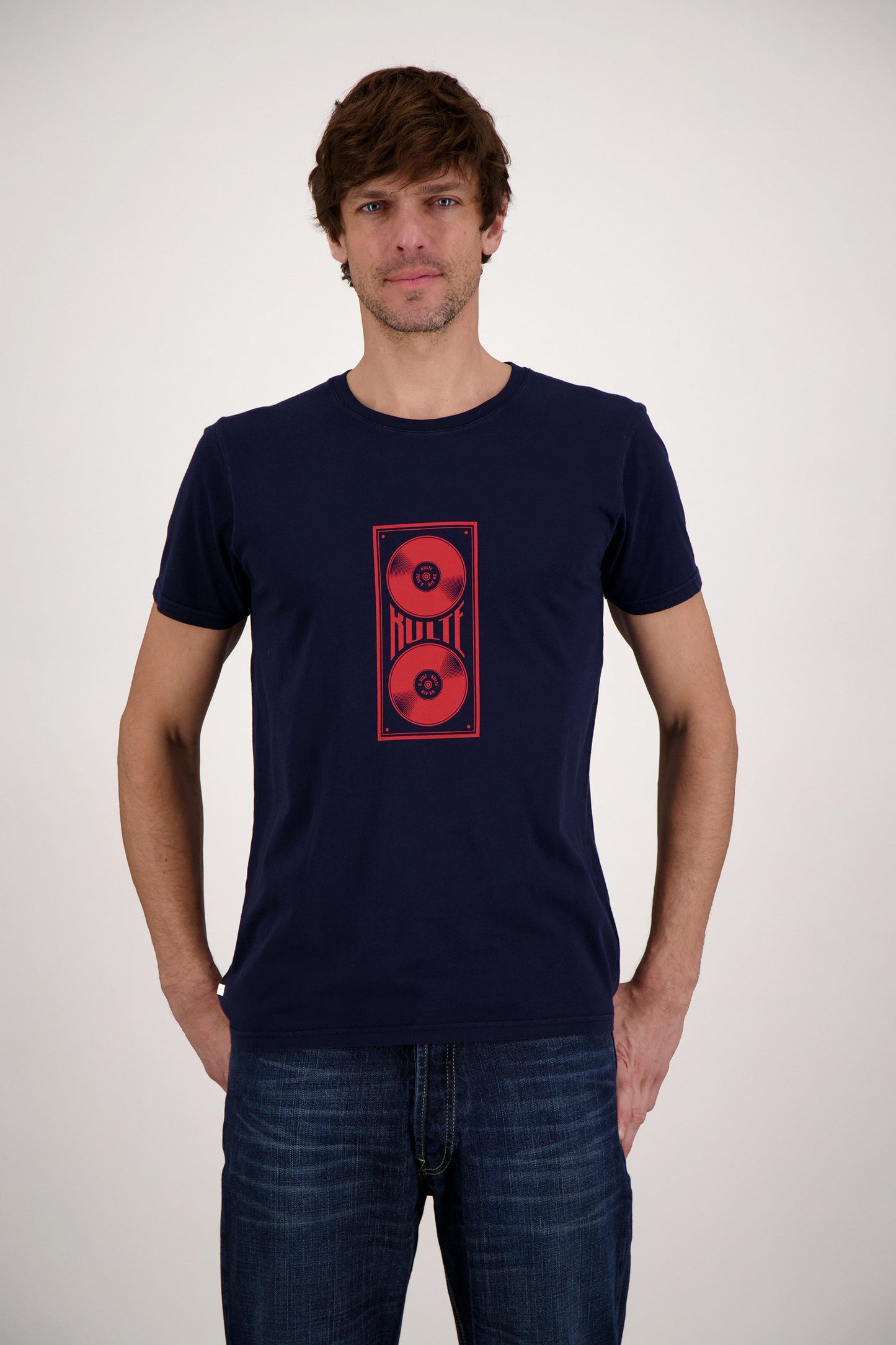 T-SHIRT PLATINE NAVY