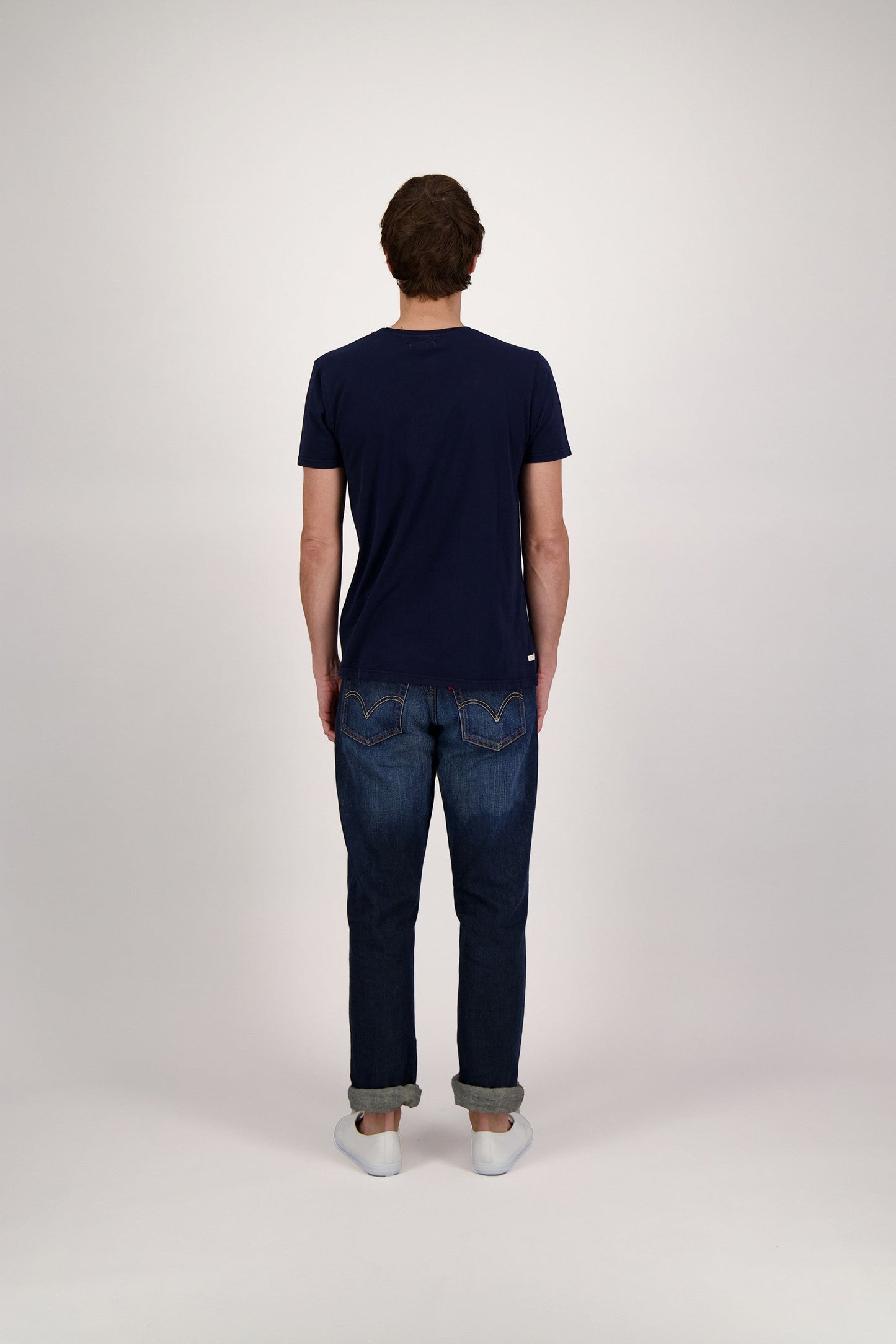 T-SHIRT PLATINE NAVY