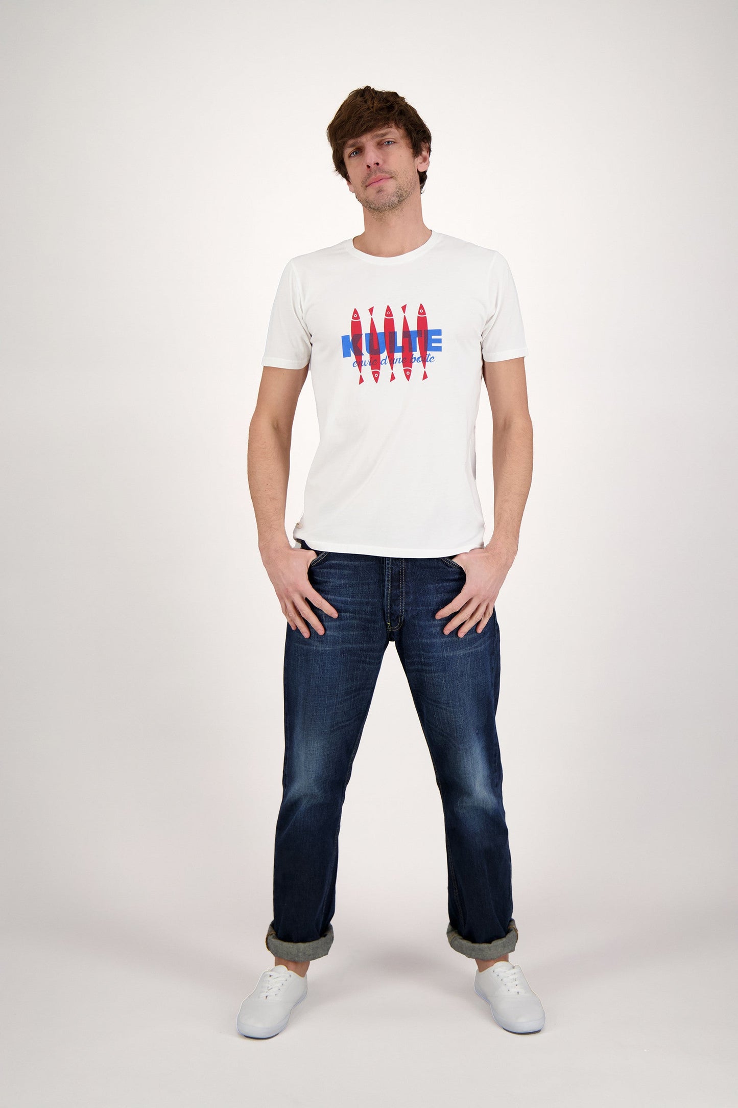 T-SHIRT SARDINE WHITE