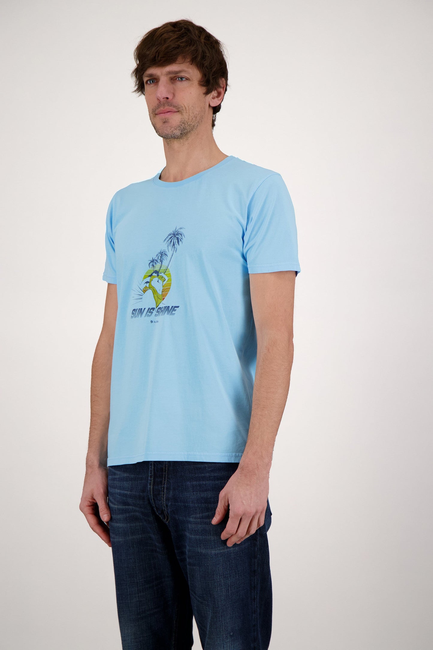 T-SHIRT SHINE LIGHT BLUE