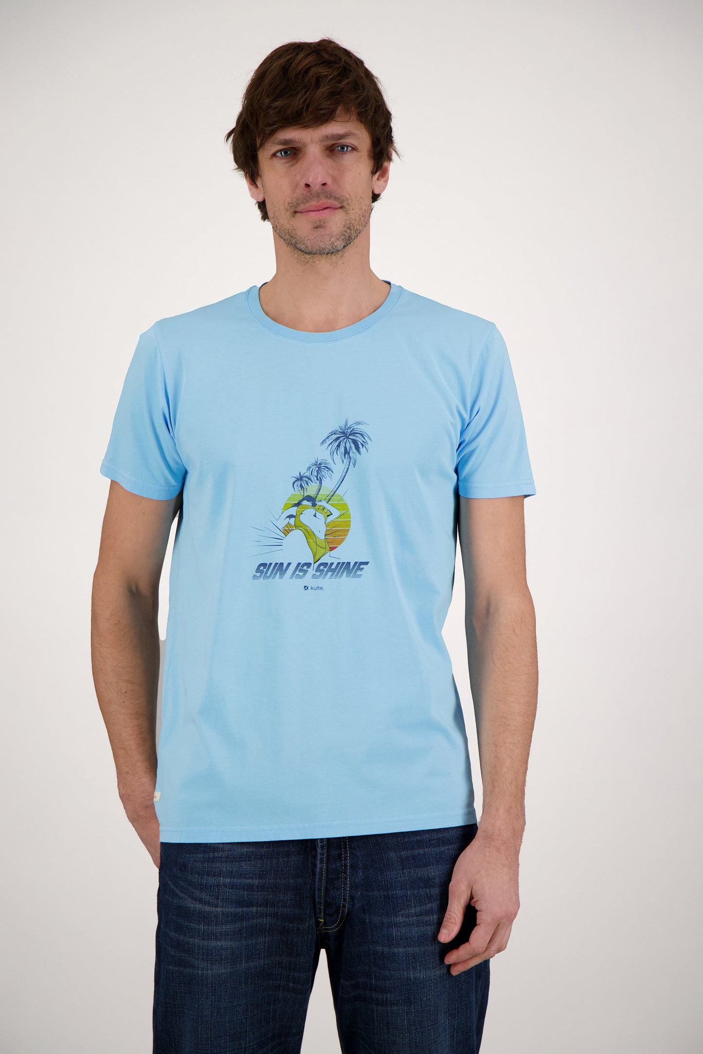 T-SHIRT SHINE LIGHT BLUE