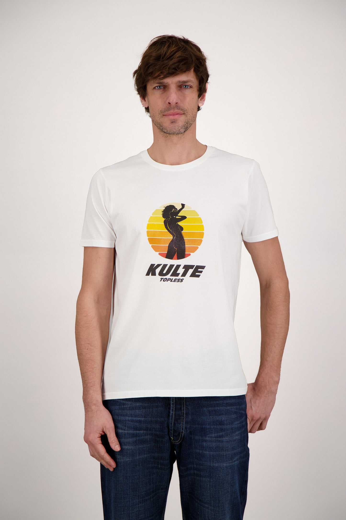 T-SHIRT TOPLESS WHITE