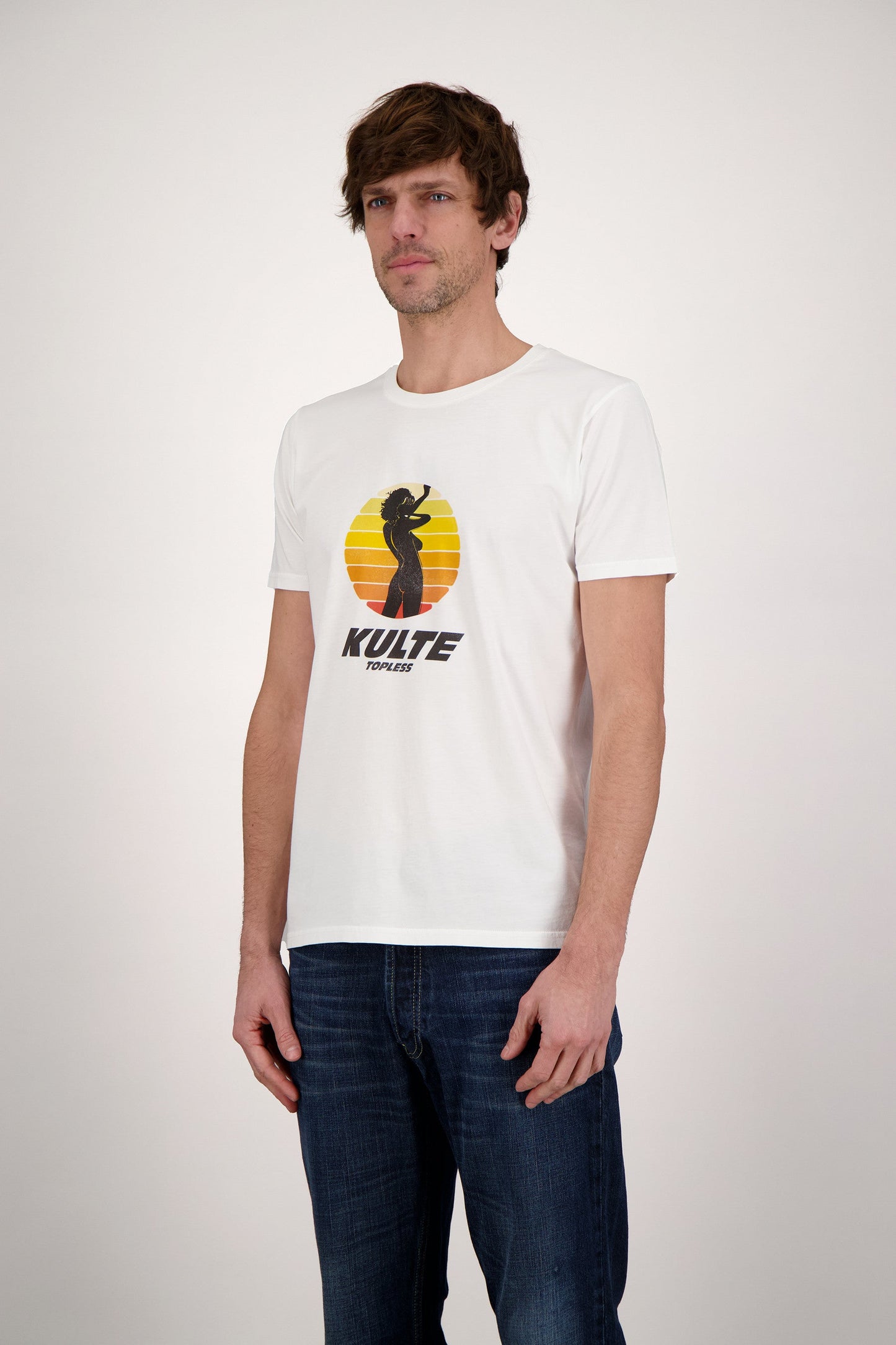 T-SHIRT TOPLESS WHITE