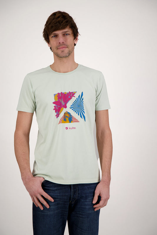 T-SHIRT TROPICAL LIGHT GREEN