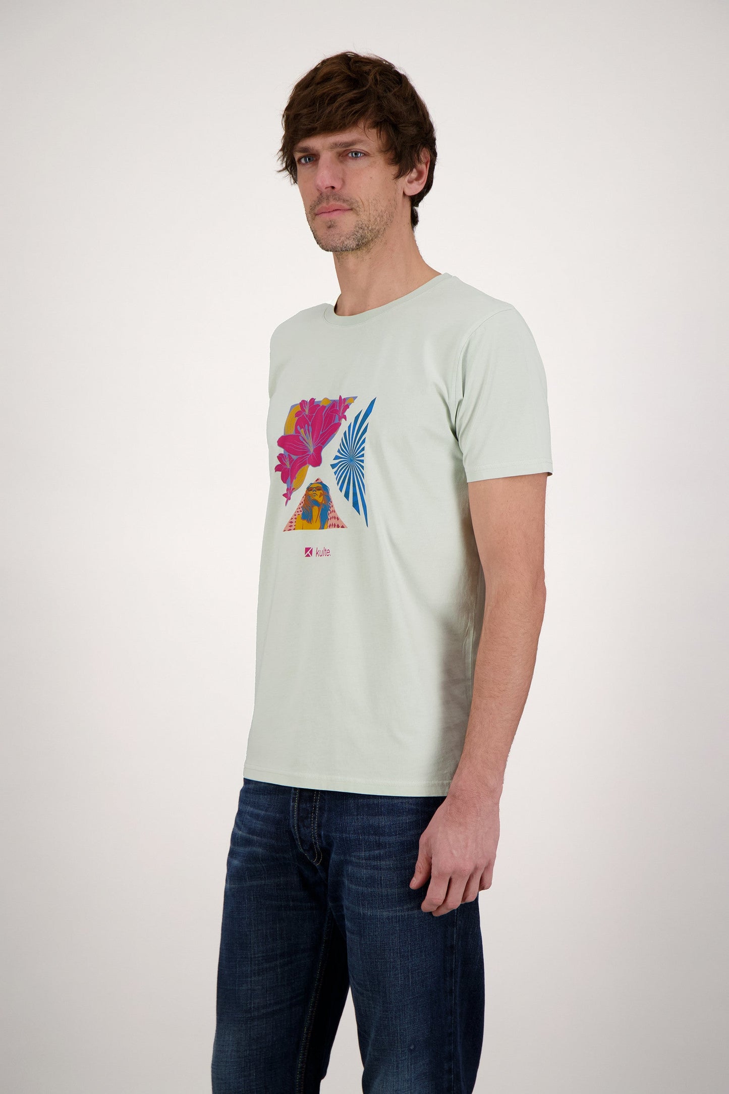 T-SHIRT TROPICAL LIGHT GREEN