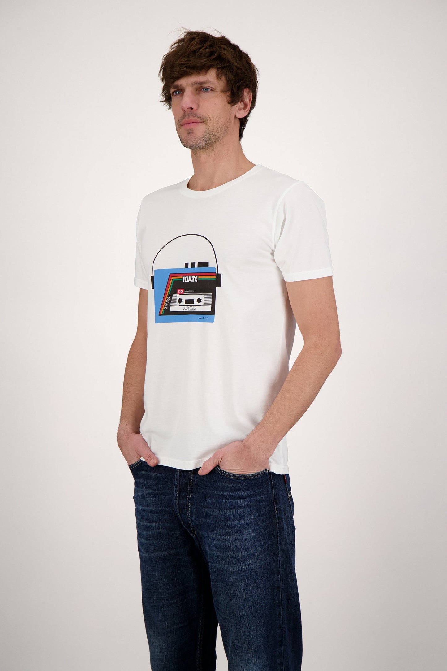 T-SHIRT WALKMAN WHITE