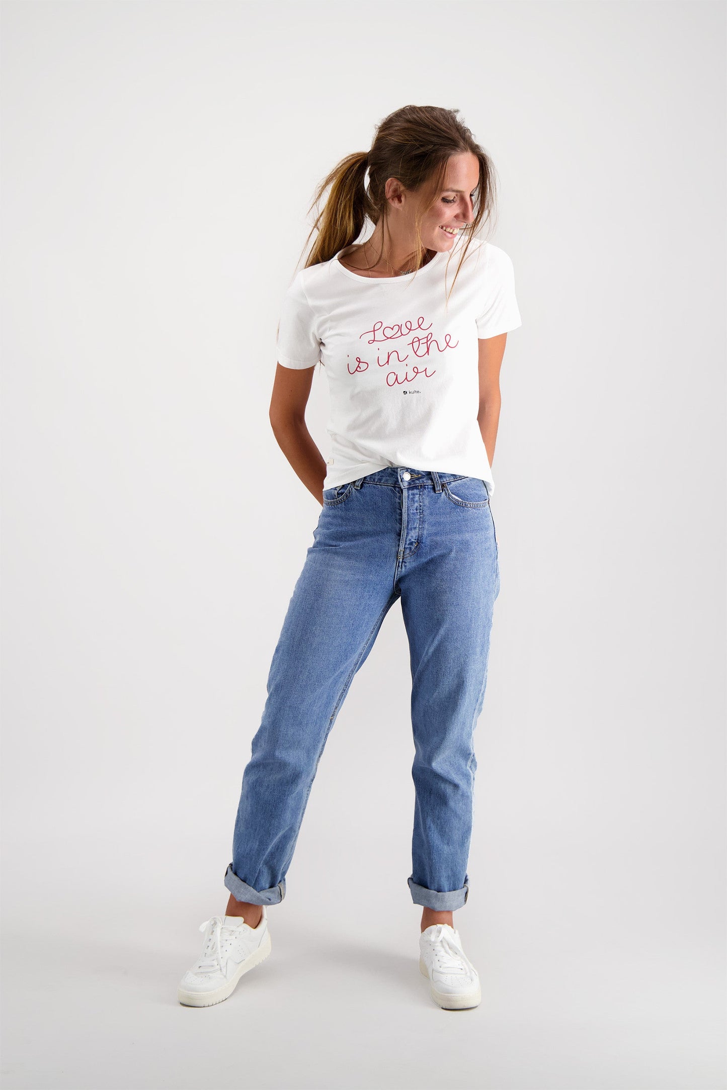 T-SHIRT FEMME LOVE WHITE