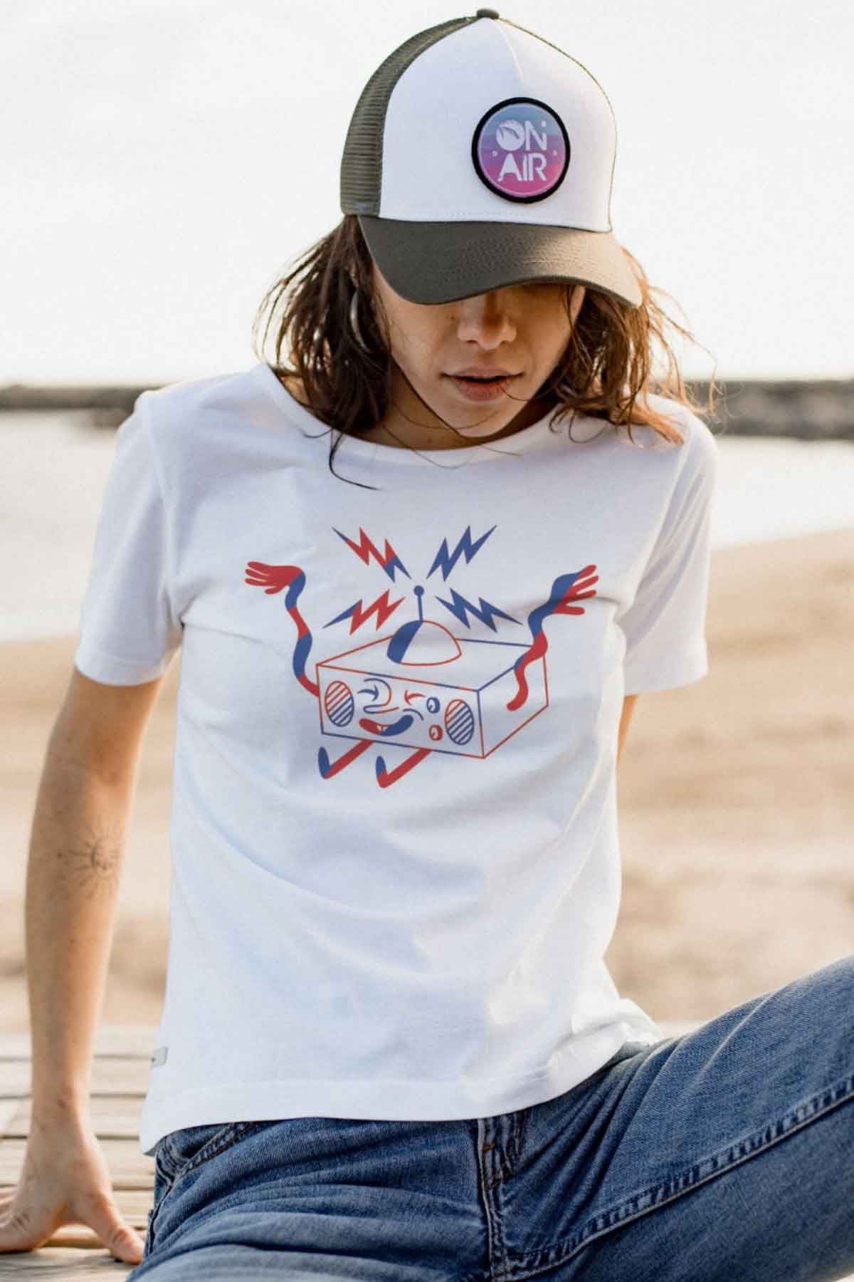 T-SHIRT TRANSISTOR WHITE