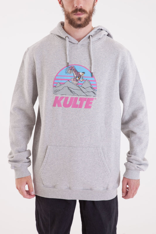 HOODIE EAGLE GREY