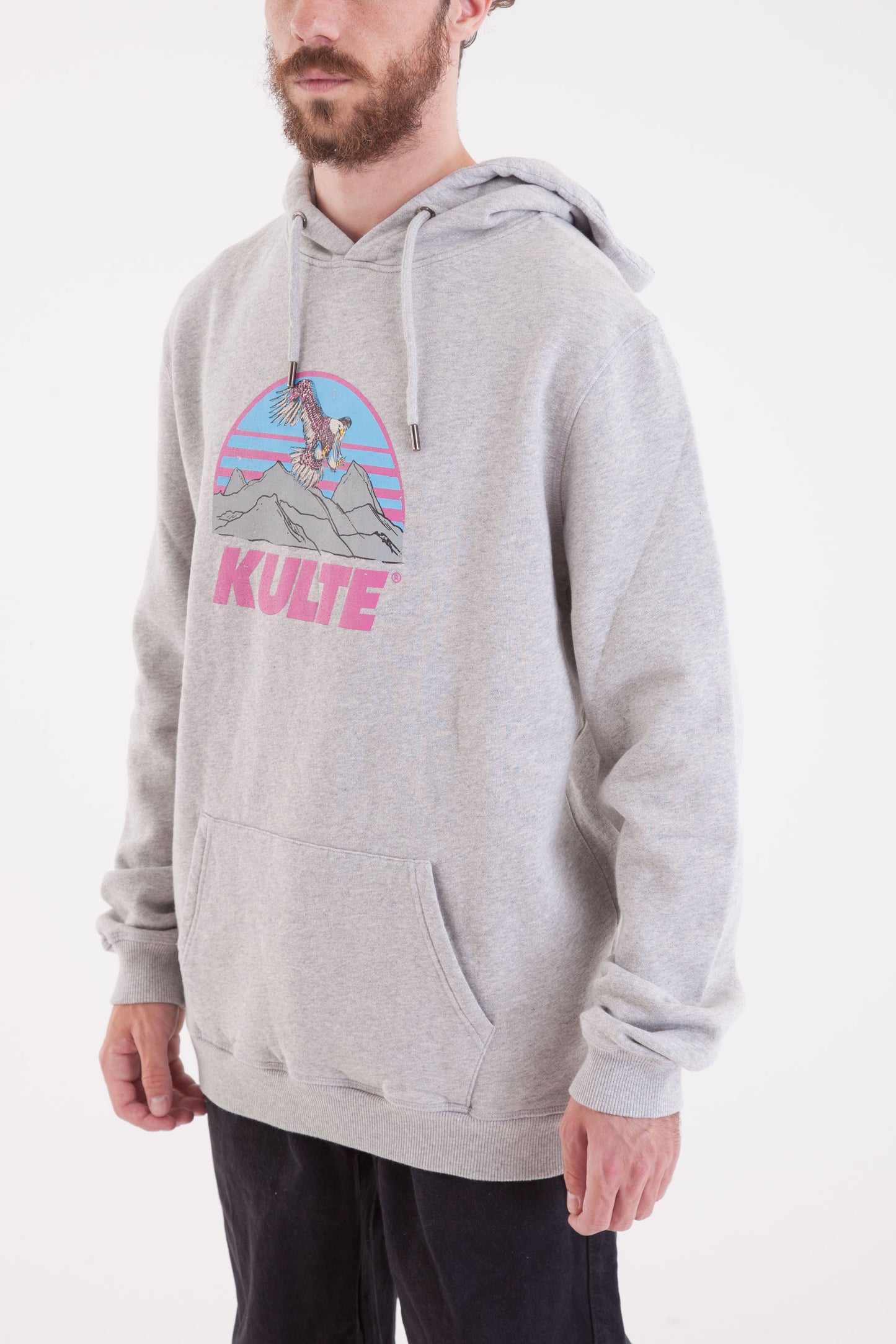 HOODIE EAGLE GREY