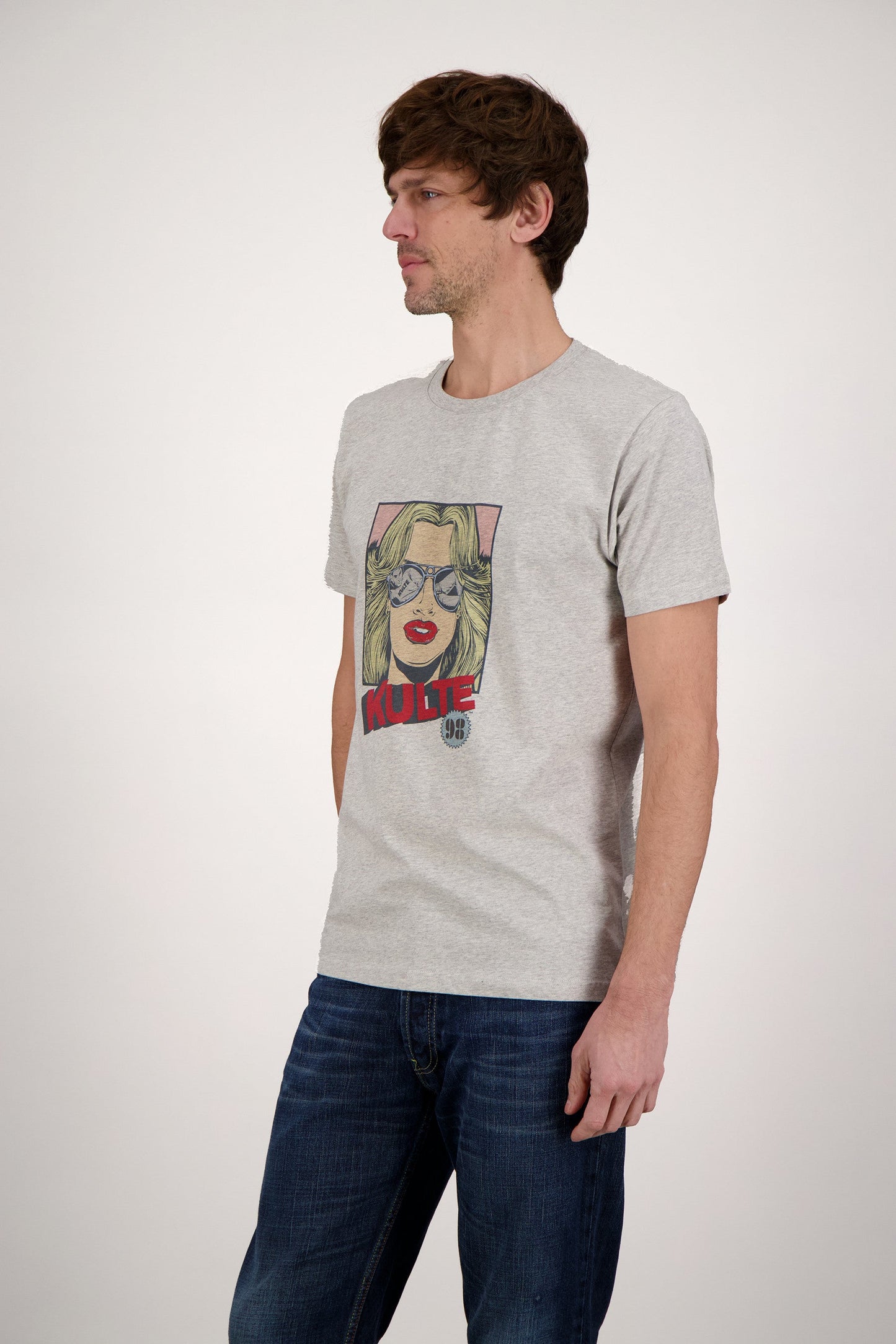 T-SHIRT WTF GREY