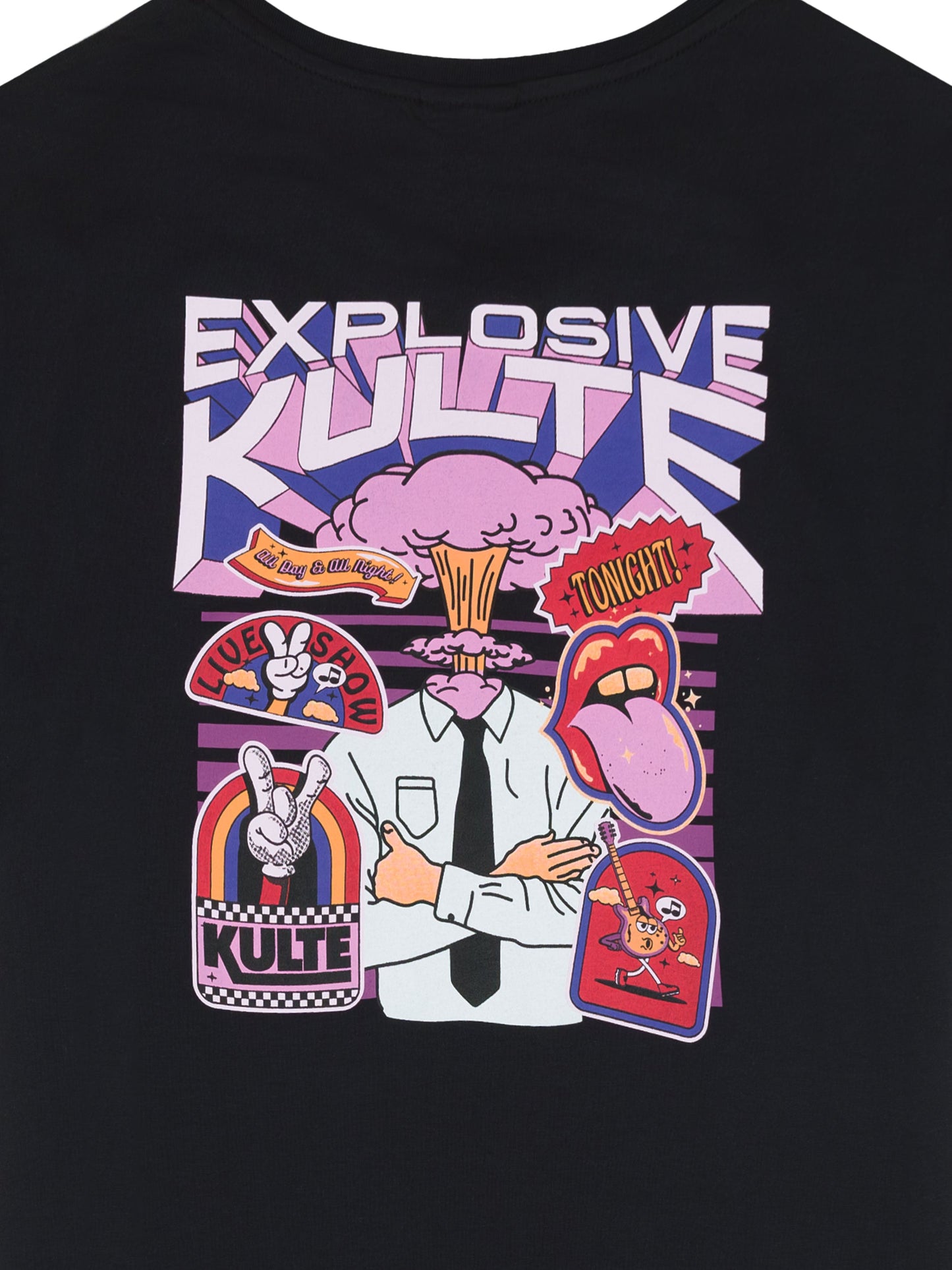 TEE SHIRT EXPLOSIV BLACK