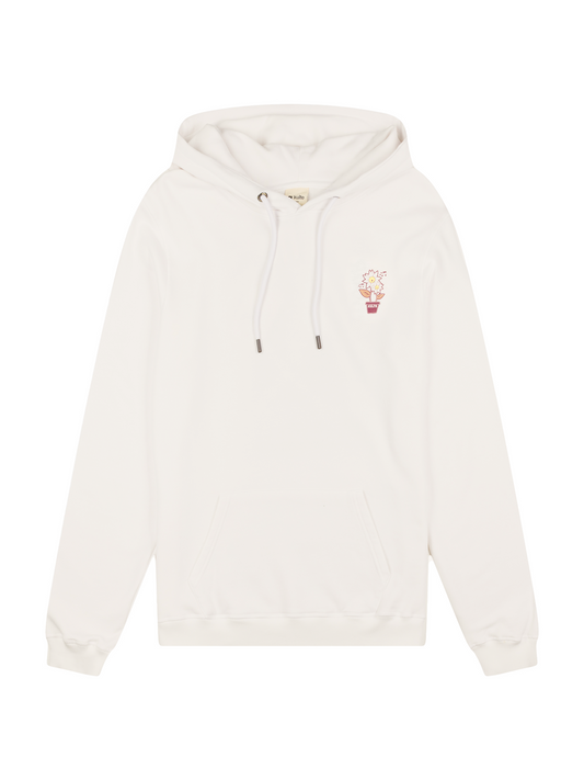 HOODIE FLOWER OFF WHITE
