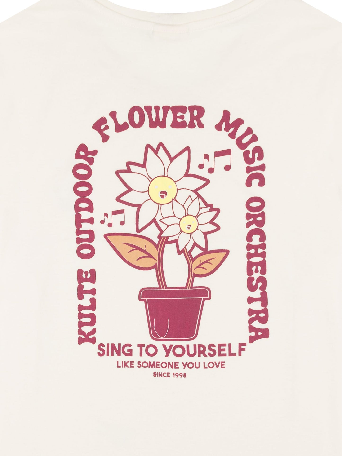 TEE SHIRT FLOWER OFF WHITE