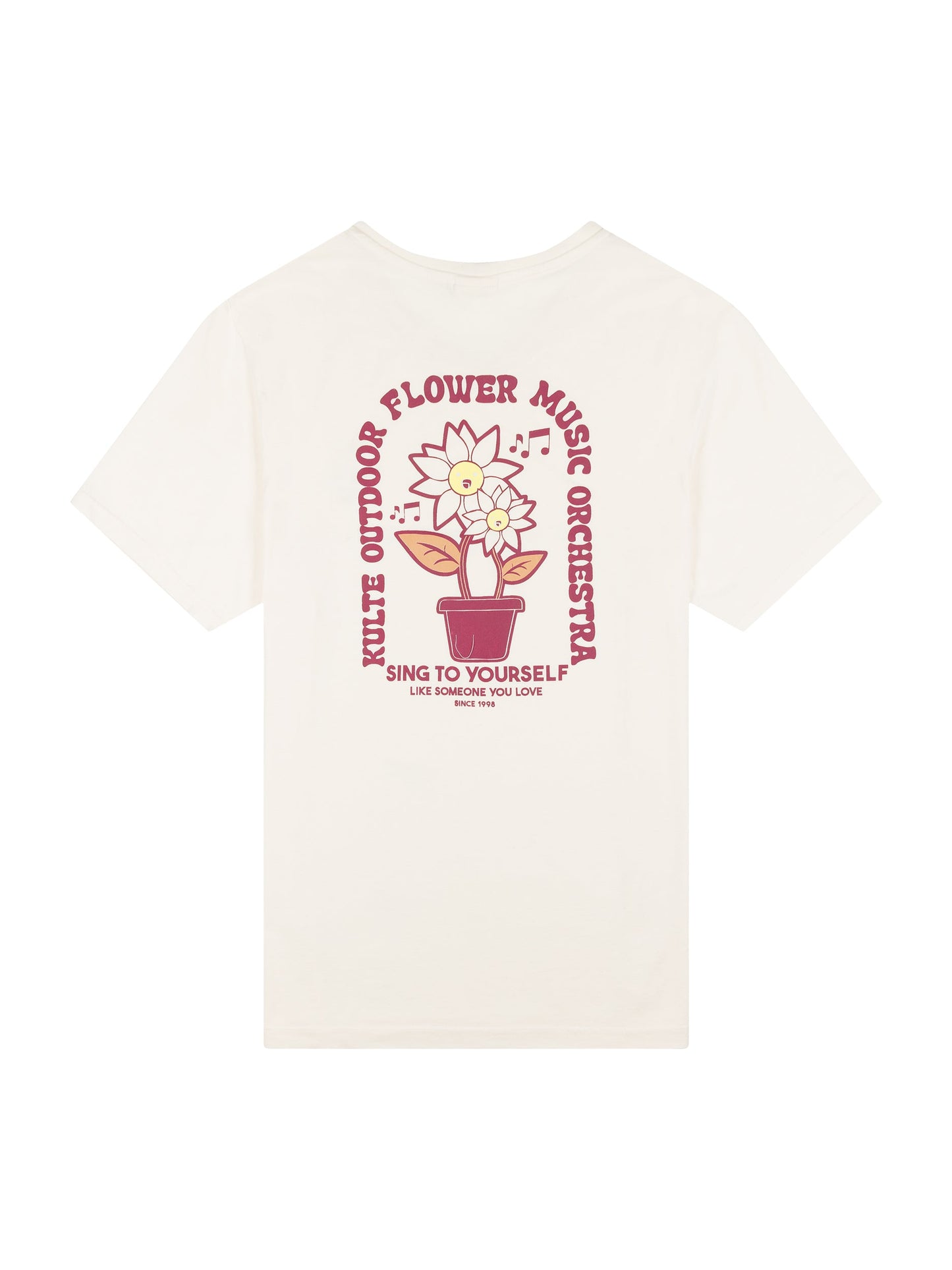 TEE SHIRT FLOWER OFF WHITE