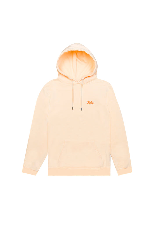 PEACH SCRIPT HOODIE