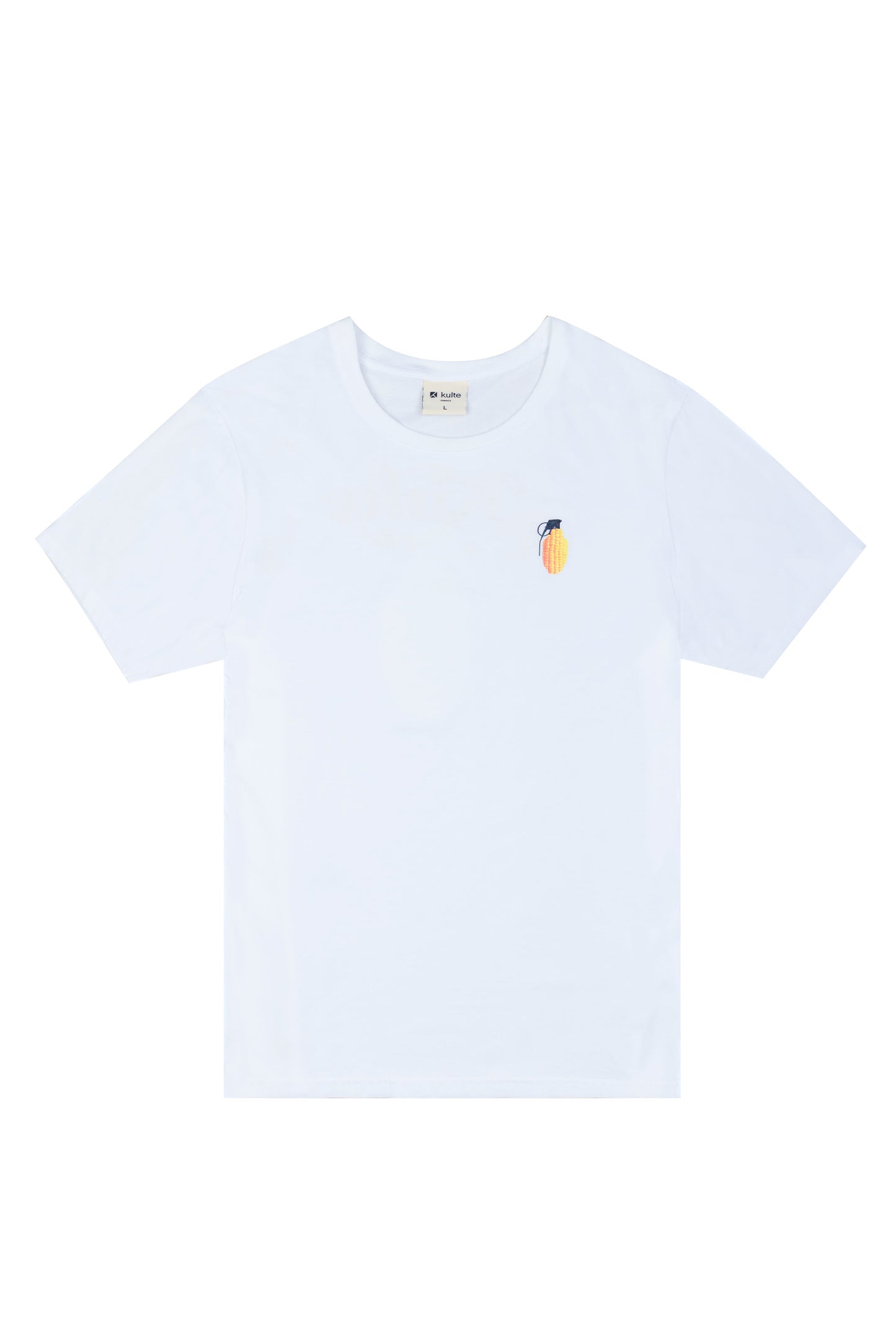 T-SHIRT POPCORN BLANC