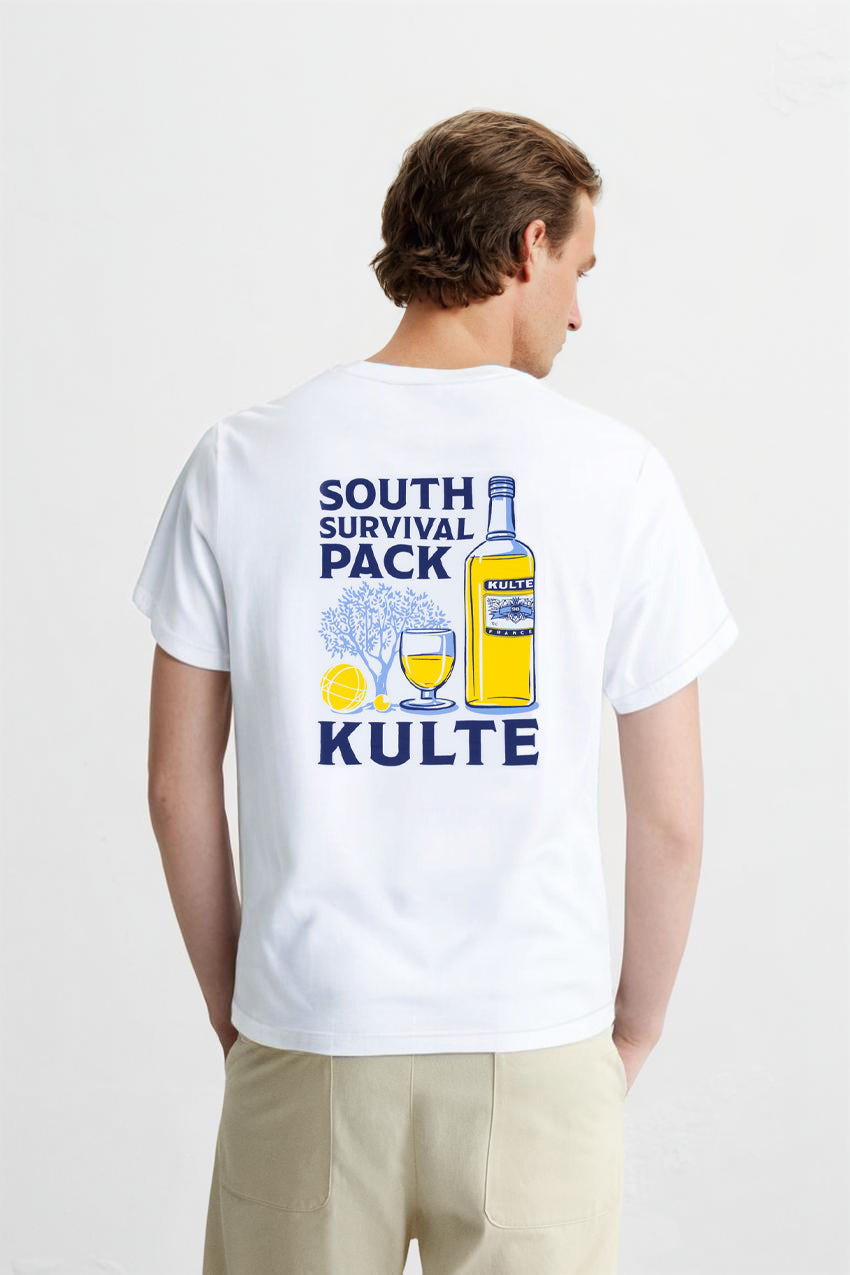 T-SHIRT SOUTH PACK BLANC