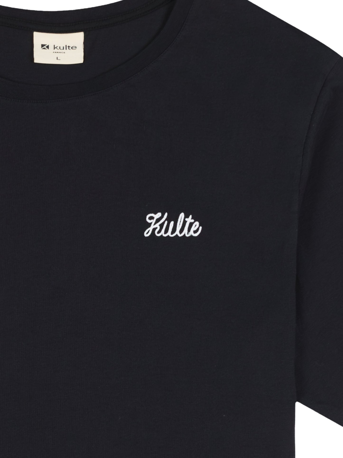 TEE SHIRT SCRIPT BLACK