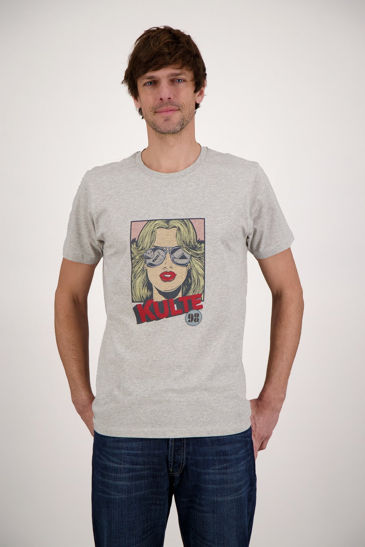 T-SHIRT WTF GREY