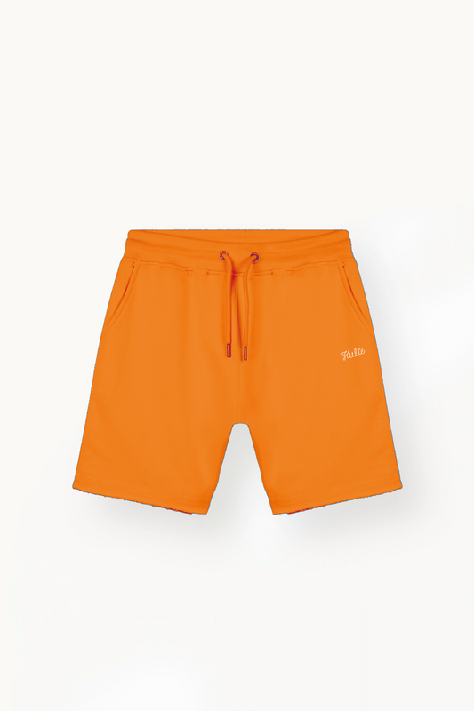 JOG SHORT SCRIPT ORANGE