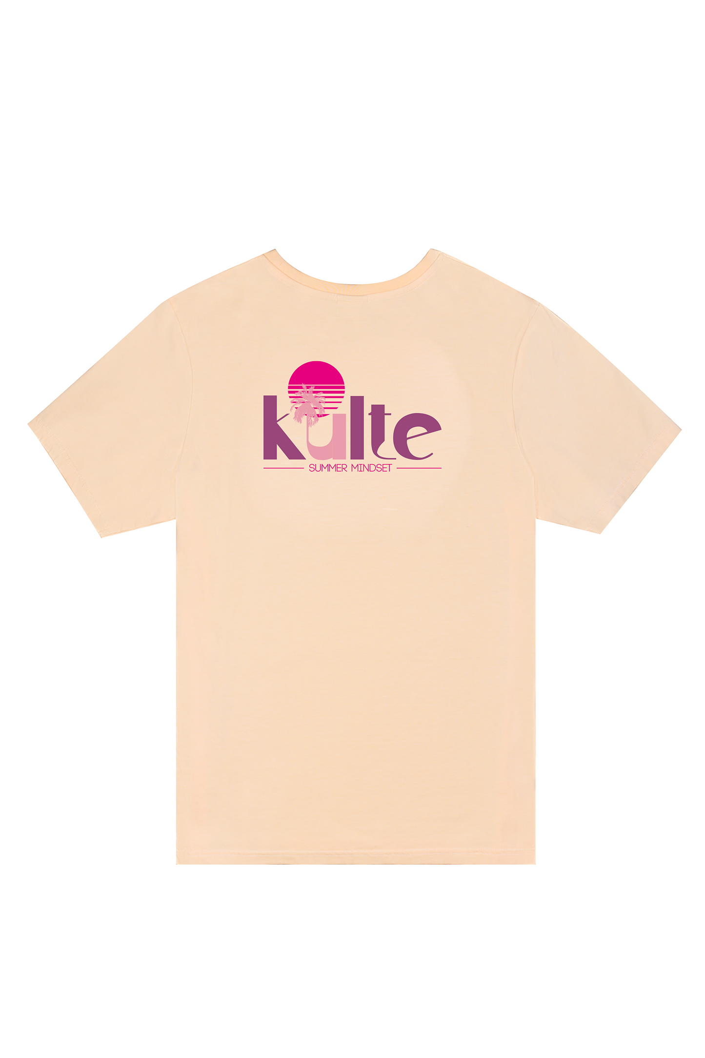SUN PEACH TYPO T-SHIRT