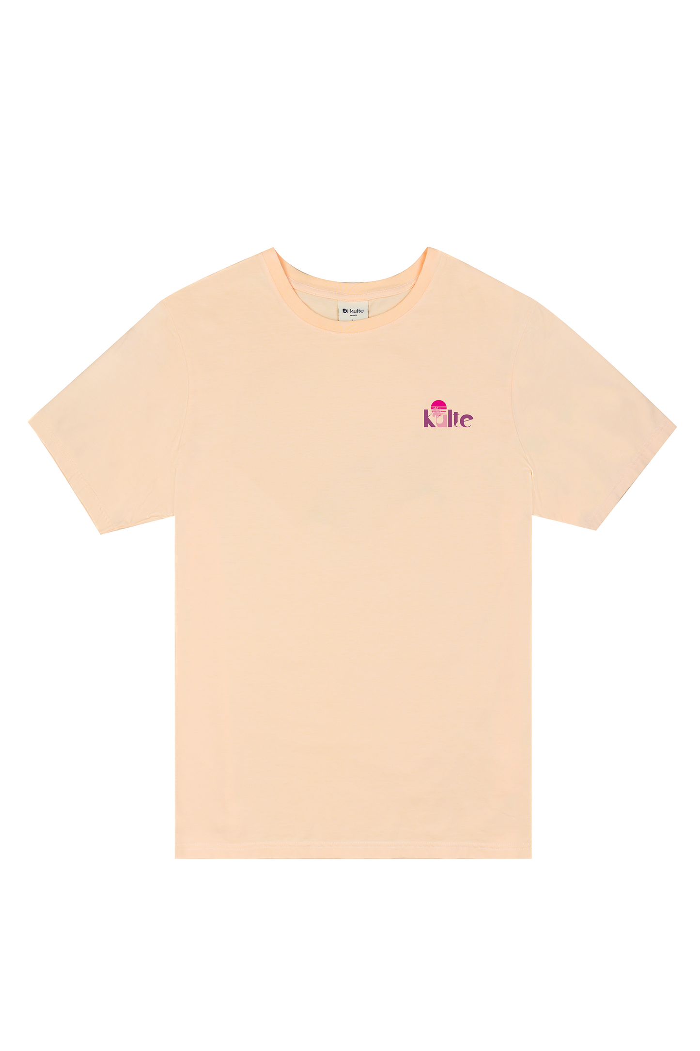SUN PEACH TYPO T-SHIRT