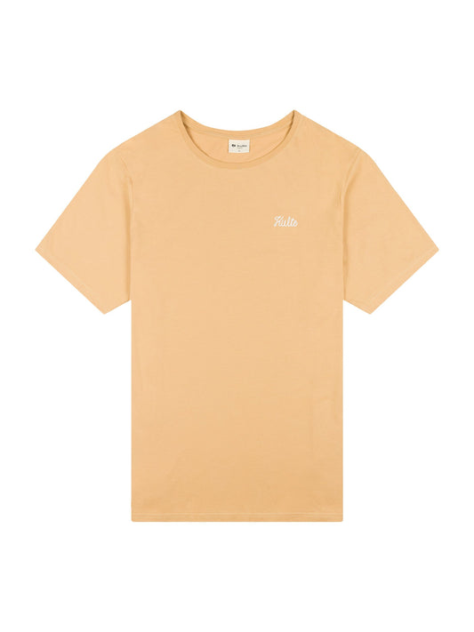 BEIGE SCRIPT T-SHIRT