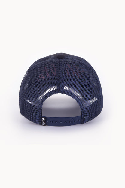 NAVY SCRIPT CAP