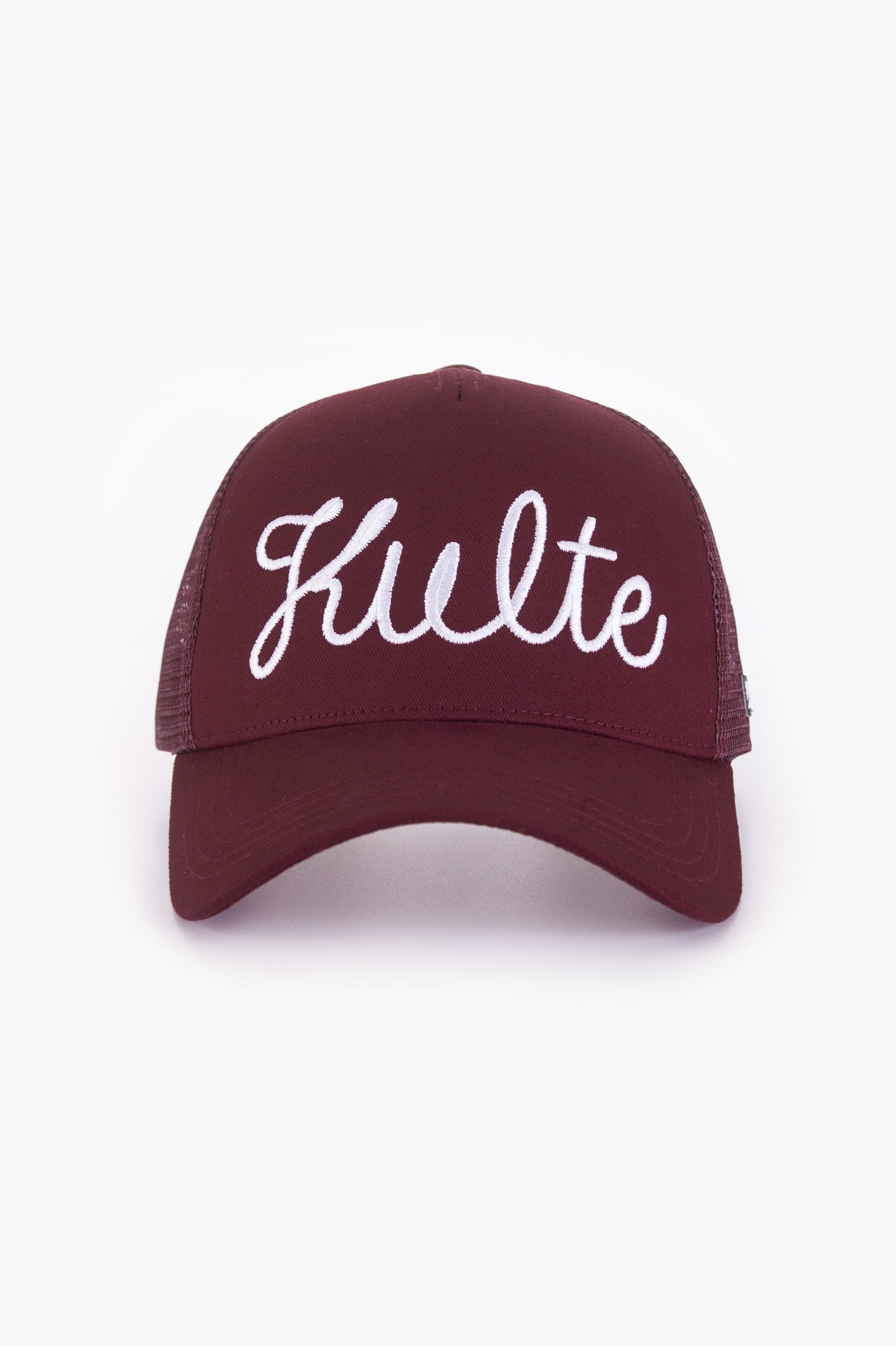 CASQUETTE SCRIPT BURGUNDY