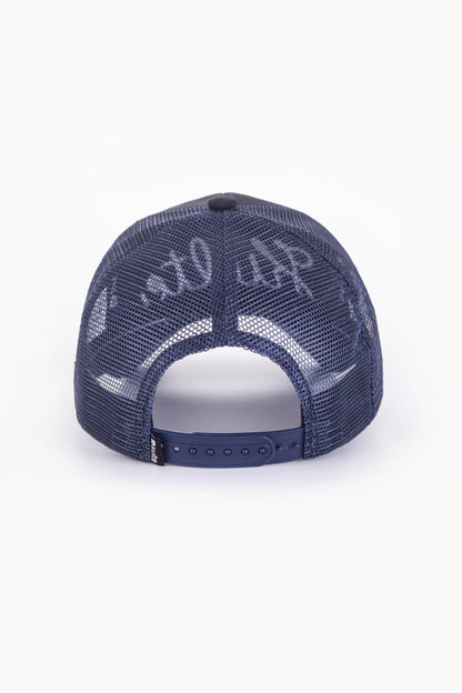 NAVY SCRIPT CAP