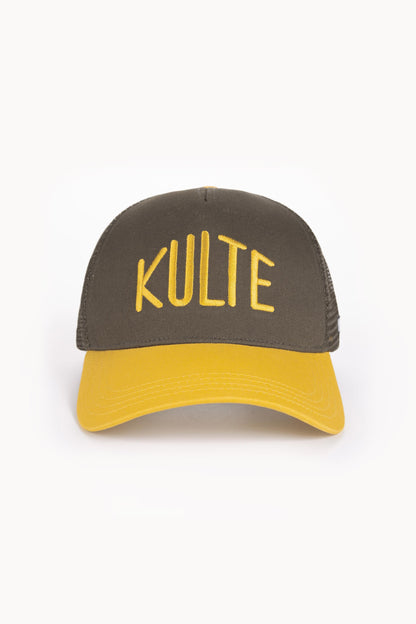 VINTAGE YELLOW KAKI CAP