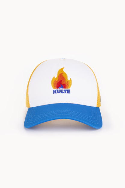 CASQUETTE MOTIF FLAMME