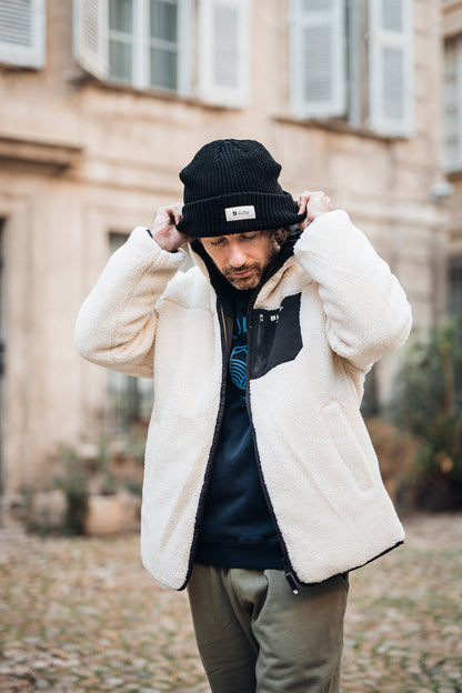 THE REVERSIBLE SHERPA OFF WHITE/BLACK