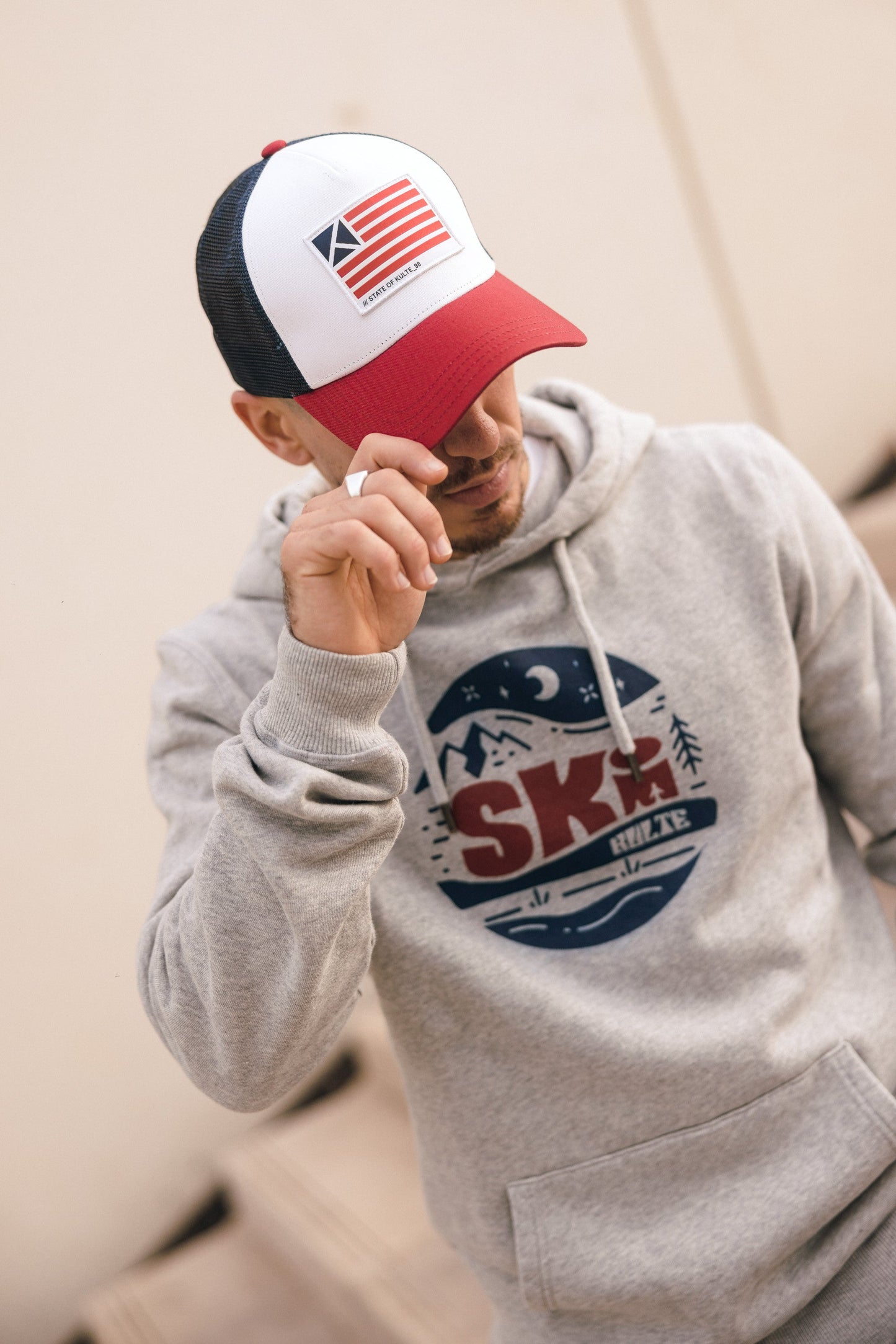 HOODIE LE SKI GREY