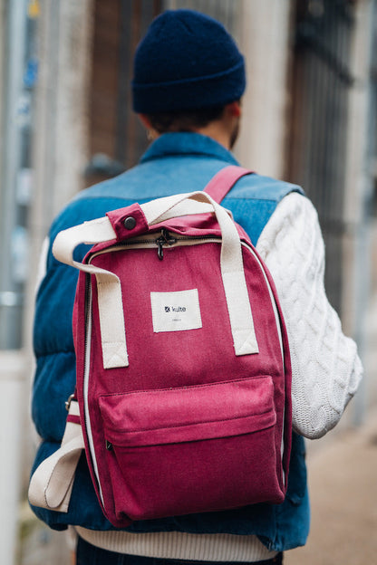 BURGUNDY BACKPACK