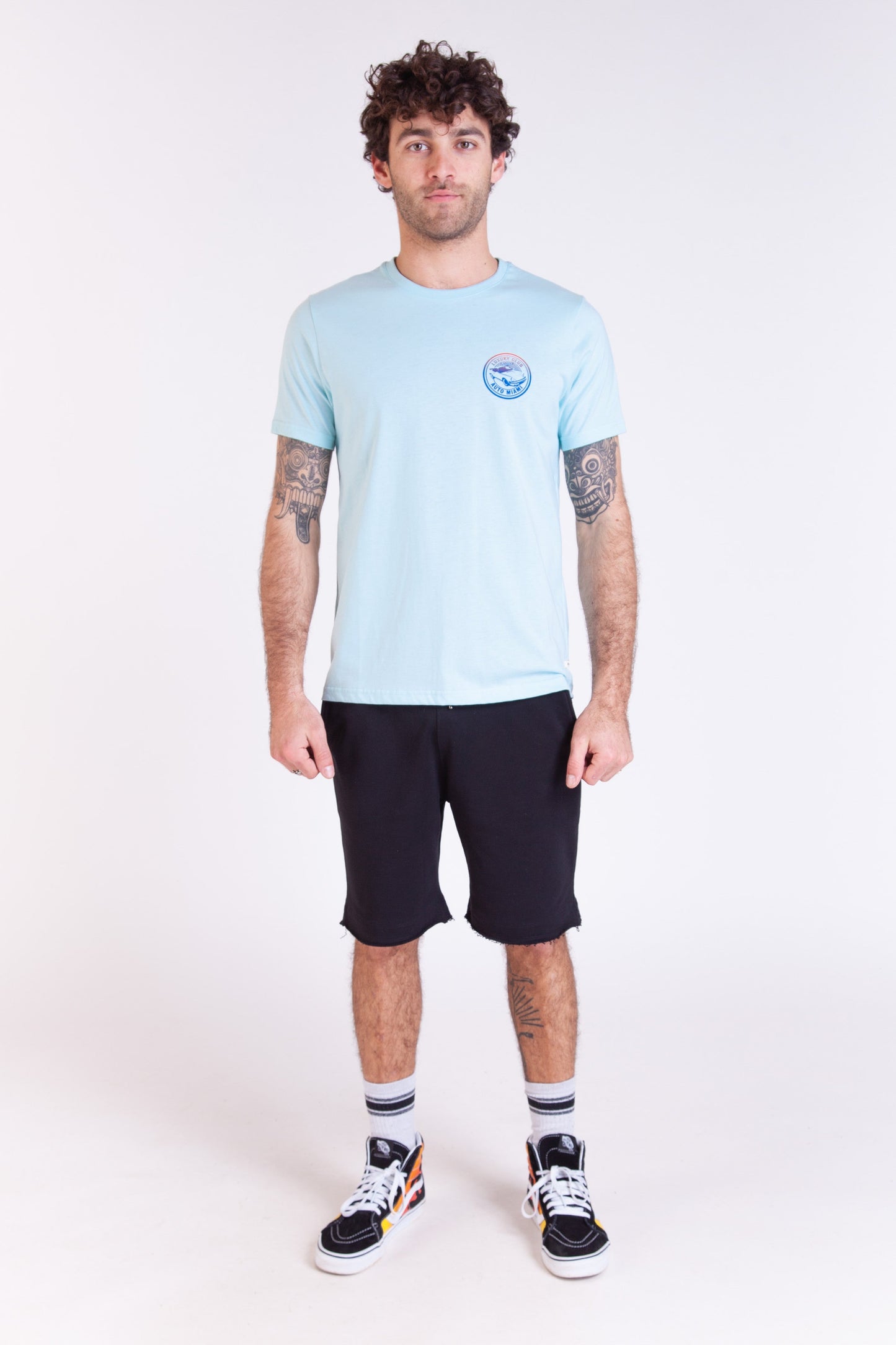 LUXURY CAR LIGHT BLUE T-SHIRT