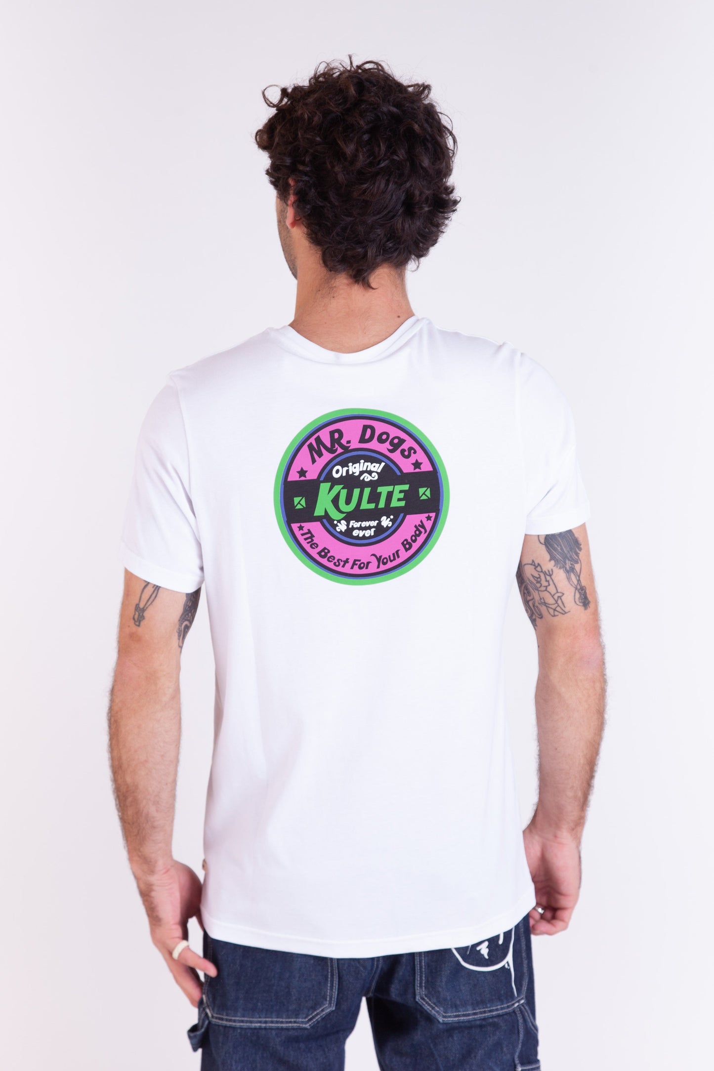 TEE SHIRT DOG WHITE