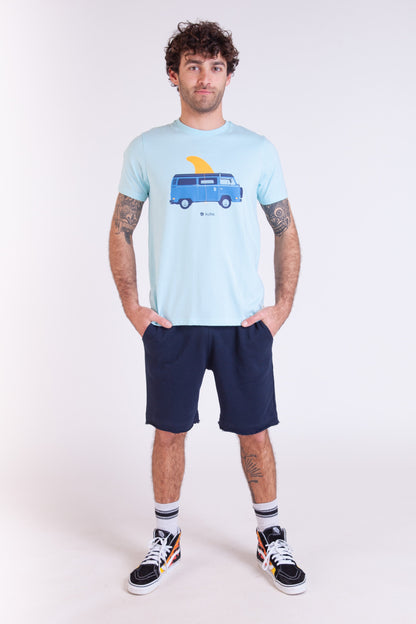 TEE SHIRT VAN LIFE LIGHT BLUE