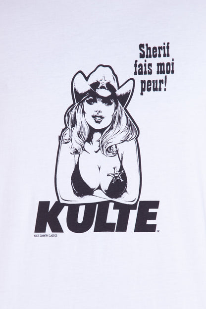 TEE SHIRT SHERIF WHITE