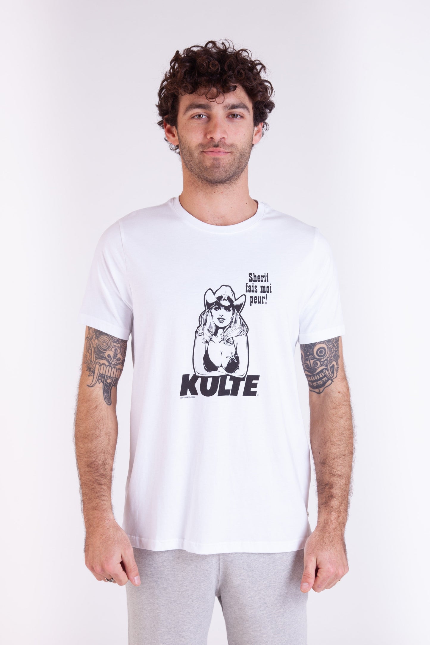 TEE SHIRT SHERIF WHITE